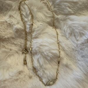 Kendra Scott Gold Necklace with Geometric Accents